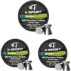 ECOMMUR Confezione di pallini Stoeger X-Sport (4,5 mm) | 500 unità per scatola. 0,48 g per pallino. Confezione da 3 scatole