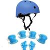 Starnearby Casco Bici Bambini, Casco da Bicicletta Ultraleggero Regolabile Traspirante con Ginocchiere e Gomitiere, Casci da Skateboard, Set di Protezioni per Pattini, Pattinaggio, Scooter, Sci