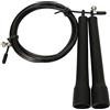 Bluelans® regolabile velocità corda per saltare 3 m/3 m Jump Rope filo di acciaio per esercizi fitness Boxing Jumping allenamento crossfit, Black