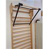 ARTIMEX SPORT EQUIPMENT ARTIMEX barra per trazioni agganciabile alla spalliera svedese - utilizzata in case, palestre o centri fitness per allenamento e fitness, codice 248 (nero)
