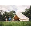 Bell Tent Boutique - Tenda a campana, 4 m, 360 g/m², con foro per stufa, Proban, 100% cotone naturale, resistente alle fiamme
