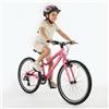 ATTABO Ease 24 - Bicicletta per bambini (7-11 anni) con telaio in alluminio (solo 9 kg), ruote da 24, circuito, freni a V per 120-145 cm, ergonomica, stabile e confortevole
