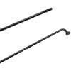 GOFDASY 25 raggi per bicicletta da 13 G con nippli in acciaio nero, per mountain bike e bici da strada, 2,3 mm, ad alta resistenza, 25 pezzi (25 pezzi, 13 G, 222 mm)