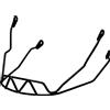 Shred Basher chinguard Paramento Ski, Black, One Size