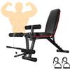 SkyFace Panca Palestra Regolabile, Panca per Esercizi di Fitness Panca, Corpo Solido Leg Extension Leg Curl Machine, per Allenamento Tonificazione dei Muscoli E Aumento della Forza