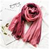 ARTQ Sciarpe Da Donnamoda Primaverile Cotone Lino Sciarpe Di Seta Da Donna Scialli Scialli Rosa Bordeaux Colore Sfumato Sciarpe Abbinate Morbido Caldo Moda Atmosfera Elegante Regali Per La Mamma Regali P