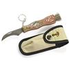 Albainox 18210 - Coltello a Fungo 3D, Lama 7,5 cm, Custodia in Nylon