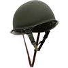 SUNRIS - Casco Militare in Acciaio M1, Colore: Verde Militare, OD