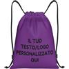 Tingwei Zaino Personalizzato,sacca sportiva personalizzati,con Foto/Logo/Testo,borsone palestra, Borsa da Sport per Uomo e Donna, Sacca Impermeabile con Coulisse, borsa piscina
