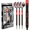 RED DRAGON Darts - Giocatore Professionista - Jason Watt - 90% Tungsteno - 20g Barile / 22g Peso Pieno Punta Morbida Set di Freccette con voli e aste per Freccette