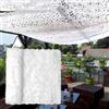 Generico Rete Mimetica Bianca, 2x5 3x4 5x6 6x8 8x5M Reticolato da Camuffamento Protezione Solare, Camouflage Tela per Foresta Esterna, Rete Ombreggiante Militare per Auto Decorazione Giardino Pergola Rete Di C