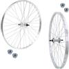 ECOVELO COPPIA RUOTE/CERCHI ANTERIORE + POSTERIORE 26 X 1. 3/8 BICI 7 VELOCITÀ OLANDA BICICLETTA CITY BIKE C2638AST+C2638PS7