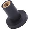 equlup 50 Pezzi M5 Well Nuts, 2 cm/0,79 Pollici Gomma M5 Well Nuts Elementi di Fissaggio universali per carenatura Parabrezza Accessori per Moto Viti per Canoa Barca Kayak