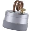 LeeQinersw Fornello Ad Alcool Mini Stufa da Campeggio Bruciatore Leggero Accessori da Picnic Compatto E Resistente in Metallo Adatto per Viaggi Emergenze All'ape, Argentato con tampone