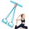 Generico Trainer Per Caviglie - Fasce Elastiche Per Esercizi,Attrezzo Palestra con 4 Tubi Elastici e Corda per Addominali Stretching Gambe Fitness Dimagrimento Uomo Donna Casa