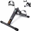 FFitness Cyclette Pedaliera Mini Bike per Riabilitazione Motoria Monitor LCD Resistenza Regolabile Pieghevole Allenamento Gambe e Braccia