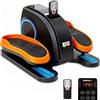Bonplus BP | Mini ellittica elettrica bidirezionale |Pedana motoria | esercizi di gambe | Telecomando | Display velocità e calorie | 3 programmi automatici | 60 W
