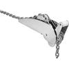 Trem-Musone Basculante Acciaio Inox Can Mod. Whale L mm: 330 W mm: 70 H mm: 180 Spessore: 4 mm Kg: 3 Per Ancore Max Kg.: 10