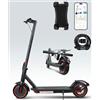 Shenzhen Hefazhan Technology Co., Ltd QnQ Monopattino Elettrico, Monopattino Pieghevole da 8,5 pollici, Motore da 350W, Autonomia di 20-25 km, Velocità Massima 25 km/h, 3 Impostazioni di Velocità, Controllo App, Doppi Freni