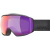 Uvex victorious FM - maschera da sci per adulti - categoria di filtro 2 - privo di appannamenti - black matt dl/ruby-cl - one size
