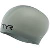 TYR Cuffia da bagno TYR per adulti a pelo lungo senza rughe in silicone