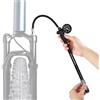 Rianpesn Pompa per ammortizzatori per mountain - Pompa ad aria posteriore per bici ad alta pressione da 300 psi - Pompa da bicicletta universale con manometro e pulsante di spurgo 'aria, Rianpesn