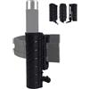 Generic Porta Manganello con Clip Molle Girevole A 360 Gradi - Fondina Telescopica for Torcia da 1,2 di Diametro, Custodia da Trasporto Espandibile (16-21-26) - for Cintura di Servizio