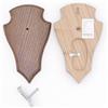 Generisch 1 targhetta per trofeo REH con punta piccola marrone AF 19 cm x 11 cm con 1 scomparto in pino e 1 clip per l'udito