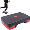 Generic Step per esercizi aerobici per esercizi, 45 cm, portatile, antiscivolo, modellante, per la routine quotidiana, per gli appassionati di casa, palestra, abitanti di appartamenti, istruttori, anziani