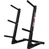 K-Sport: Supporto pesi palestra con una capacità di carico fino a 280kg I 5 barre di carico I Supporto di allenamento per tutti i dischi di peso I Fitness professionale per la casa, E-Book incluso