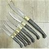 marca Knife Coltello Sardegna SARDO PATTADA Manico in Resina Nera Uso Quotidiano Ruju (Scanno, 22 cm)
