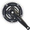 RMS Guarnitura MTB 24/34/42 x 170mm Nero paracatena (Guarniture MTB) / Crankset MTB 24/34/42 x 170mm Black chainguard (Cranksets MTB)