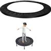 Abiphop Copertura a molla per trampolino da 100 cm di ricambio, per mini trampolino, protezione a 3 strati, panno Oxford antivibrazione, facile da installare, ricambio per casa, palestra (nero)