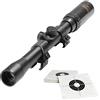 ECOMMUR Visore Gamo 4x20 | Mirino sportivo per fucili, carabine e pistole ad aria compressa (pallini) + 20 bersagli.