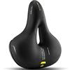 LIANYG Sella Bici MTB Bici della Sella della Bicicletta ferroviaria Hollow Traspirante Assorbimento Antipioggia Morbida Spugna di Memoria Casuale off-Road sede di Riciclaggio 775