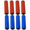 Roberto Sport Calcio Balilla Otto (8) manopole Originali Professional per aste Diametro mm.18 Colori Rosso, Blu