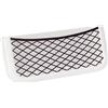 Generico Tasca A Rete PORTAOGGETTI Universale Adesiva per Barca,GOMMONE, PLASTICA Bianca Rete Nera, Mis.25X11,5X3,2
