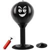 GVNYIJFF Sacco da Boxe da Tavolo, Portatile Divertente Sacco da Boxe con Ventosa, Antistress Sacco da Boxe Speed Ball, Pallone Resistente Antistress per Impiegato Adulti Bambini
