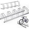 Monzana® Rastrelliera per Biciclette 4 Posti per Pneumatici 35-60 mm Porta Bici Posteggio per Bicicletta