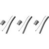 Fegtrty Kit di attrezzi in nylon resistente per kiteboard kitesurf kite one pump valvola tubo morsetto kit ingranaggi