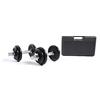 Rebecca Mobili Kit Pesi, Valigia Manubri Componibili Bilanciere, Ghisa Acciaio, Allenamento Muscolare, Pesistica per Casa Palestra - 20 kg - Art. SP5017