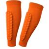 Generic Parastinchi in gel da sci, protezione per scarponi da sci, in gel, per adulti, sport, sci, con protezione Tibia (arancione, L)
