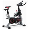 JK Fitness【Indoor Bike JK 504 Spin Bike】Cyclette da Spinning, Freno Meccanico [18 kg Volano, Display LCD] Sella/Manubrio Regolabili, Home Fitness, Trasmissione a Cinghia Silenziosa