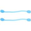 HERCHR Corda Per Yoga, 2 Pezzi in Silicone Blu Modellante Per Il Corpo Allungato Ad Alta Elasticità Per Yoga, Cintura Elastica Per Resistenza, Attrezzatura Per Il Fitness Per L'allenamento delle Gambe