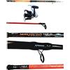 Globe Fishing Kit Canna Surfcasting 4.20mt 200Gr + Mulinello Pesca Surf Casting