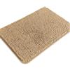 PureSwan Tappeto da Bagno Beige - Tappetino da Bagno Assorbente e Lavabile, Antiscivolo, Spesso Tappeto di Chenille Morbido per Pavimento del Bagno, Doccia, Lavandino - 43,2 cm x 61 cm