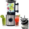 Cecotec Vessel Blender 2700 W Grand Katana 18 TOTAL Distruggi B. Jare resistente al thermor di vetro da 1,8 L, Acciaio inossidabile, Tecnologia totale di Daddastroy, 8 fogli, 5 velocità