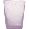 Memento Set 6 Bicchieri Vetro pulegoso Senza Gambo Mauve (Malva)