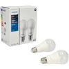 Philips Set di 2 lampadine a LED E27, 100 W, 2 lampadine LED CorePro, A60, E27, 13 W = 100 W, neutre, 4000 K, 470 lm, E27, confezione da 2