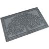Casa Service MIAMI Zerbino Albero 50x80 cm Pressato Resistente Asciuga e Decora Fondo Gomma, per ingresso, Antiscivolo (D - Grey, 50x80cm)